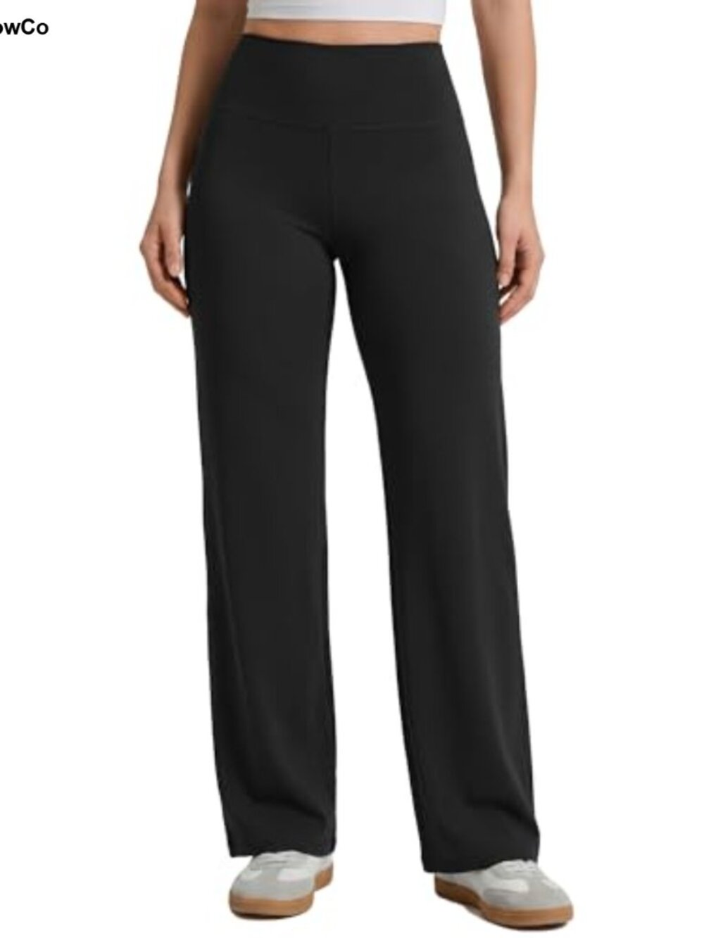 High Waist Wide Leg Yoga Pants for Women Stretchy 4-Way Athletic Lounge